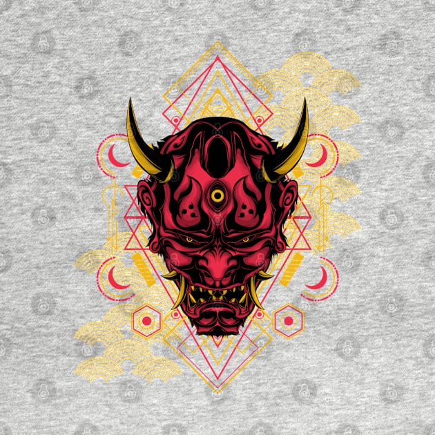 oni mask by TheAwesomeShop